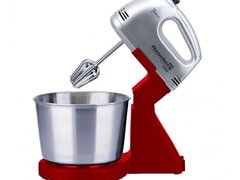 Mixer Cu Bol HAUSBERG HB-3551RS, 7 viteze, putere 250W, BOL DIN INOX DE 2L, Rosu